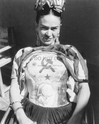 Mexican Painter Frida Kahlo In A Plaster Corset - 8x10 Photo (bb - 463)