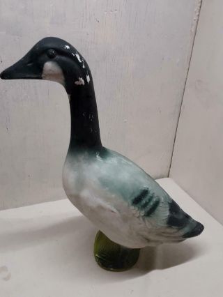 Vintage 1987 Christmas Goose - - Union Products Blow Mold