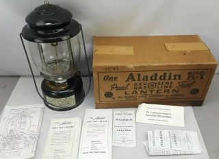 Aladdin Model Pl - 1 Pressure Lantern The Mantle Lamp Company Chicago Box