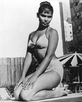 Actress Yvonne Craig Pin Up - 8x10 Early Publicity Photo (mw393)