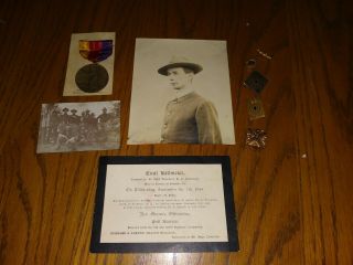 30th Sep.  Co.  3rd Regiment York State Volunteers Medal/photo Grouping