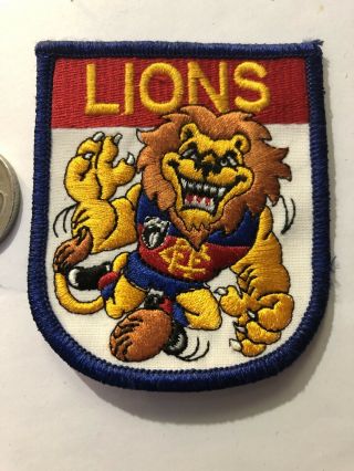 Rare Fitzroy Lions Vintage Sticker Afl Vfl