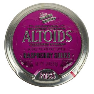Altoids Raspberry Sours (one Discontinued Collectors Tin) 2 Available