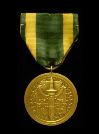 Spanam Spanish American War Us Army Spanish War Service Medal - Numbered 30130