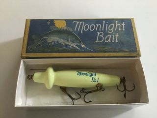 B.  A.  S.  S.  Collector Edition 2001 Moonlight No.  1 Wood Fishing Lure