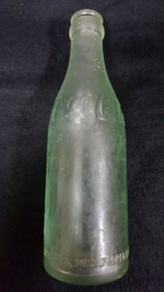 Vicksburg Mississippi MS - - Biedenharn - - Straight Side Script Coca Cola Bottle 2