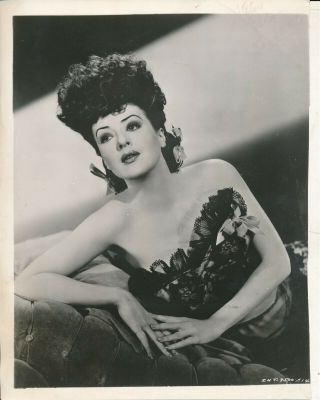 Gypsy Rose Lee 1945 8 X 10 Sexy Glamour Press Photo Vv