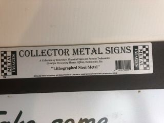 Vintage Coca Cola Take Some Home Today Collector Metal Sign 3
