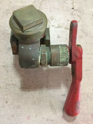 Brass Valve From A Visible Gas Pump