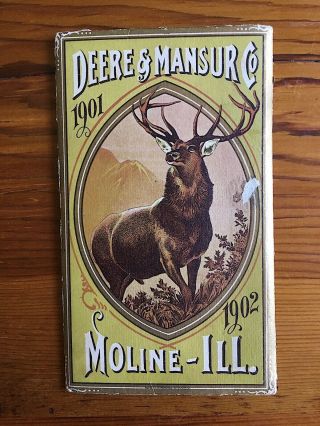Deere & Mansur Co.  Moline Il Farmers Pocket Companion 1901 - 1902