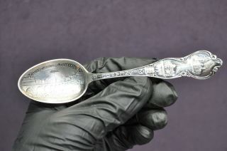 Antique Vtg Mill District Minneapolis Minnesota Sterling Silver Souvenir Spoon