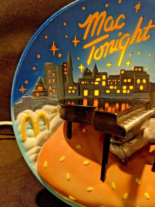 RARE Mcdonalds Make It Mac Tonight Moonman Lamp - It ' s Mac Tonight 