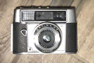 Vintage Agfa Optima Iiis 35mm Rangefinder Camera W/case