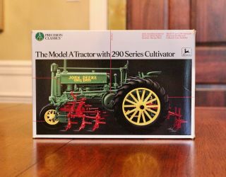 1:16 John Deere Model A Tractor W/ 290 Series Cultivator Ertl Precision Classics