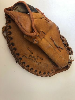 Vintage Collectible Baseball Glove Wales Pro Pocked Full Grain Right Hand Throw