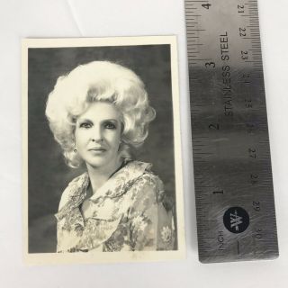 Vintage 1960s Black and White Photo Blonde Bouffant Hair Woman 5