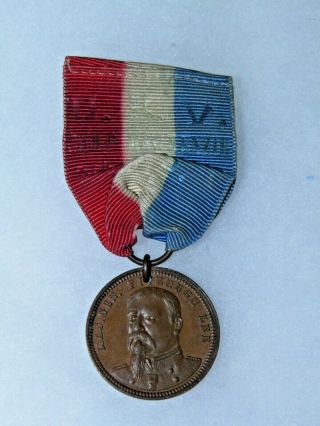 1898 U.  S.  V.  Maj.  Gen Fitzhugh Lee Bronze Medal Spanish American War