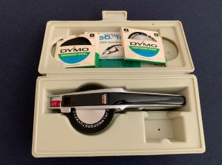 Vintage Dymo 1570 Deluxe Tapewriter Label Maker With Case