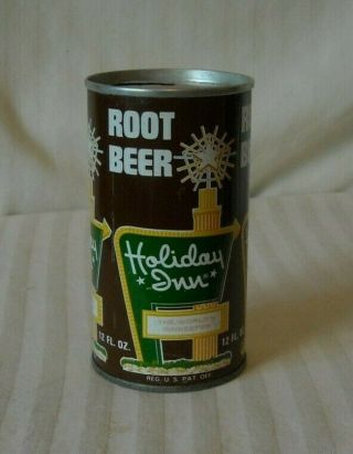 Holiday Inn Root Beer Pull Tab Pop Can - 1971