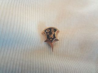 Vintage Phi Epsilon Kappa 10k & Enamel Fraternity Pin