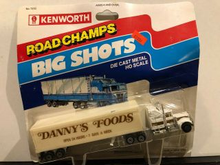 Vintage Road Champs Big Shots Kenworth Semi Tractor Trailer Danny 