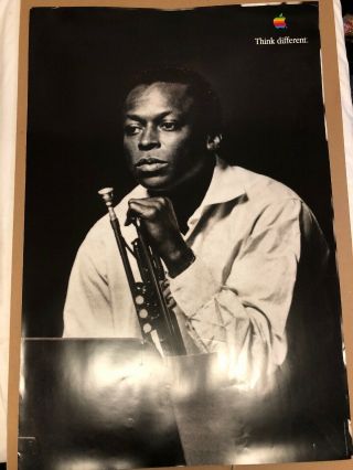 Miles Davis Think Different Apple Educational Series Poster 24”x36” - 1997