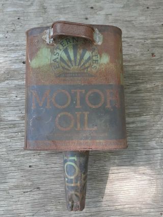 Vintage Eastern States Oil Funnel 2 1/2 Gallon Two And A Half Gallon