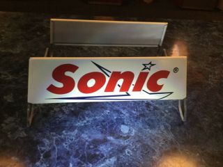 Vintage Sonic Metal Store Tire Display Rack Nos - -
