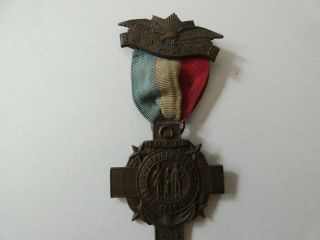 Spanish American War Veterans - 1898 Bronze Medal - Cuba