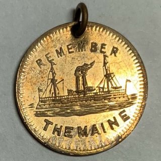 Cuba Must Be - Remember the Maine Medal 3