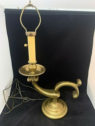 1982 Chapman Quality Heavy Brass Lamp Base