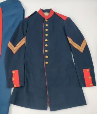 Spanish American War US Army Artillery Corporal Tunic W/ Pants Tagged 2