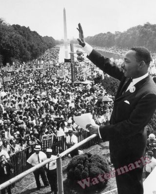 Photograph Of Dr.  Martin Luther King 1963 March On Washington 8x10