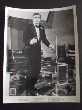 James Bond Diamonds Are Forever 1971 Press Photo - Sean Connery