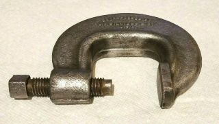 Vintage J.  H.  Williams Vulcan No.  2 Heavy Service C - Clamp - Opens To 2 - 1/4 "