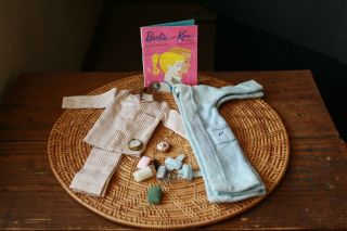 Vintage Barbie - Ken T.  M.  Doll Clothing Terry Togs 784 And Sleeper Set 781