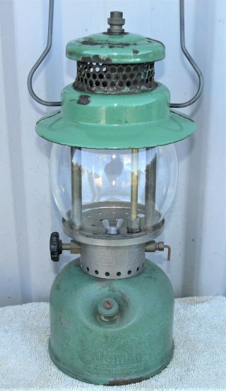 Coleman 242b Petrol Lantern,  Made Canada 8/45,  Gen & Glass.