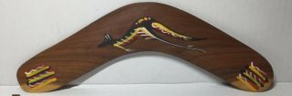 12” Australian Bunabiri Aborigine Hand Made Hunting Boomerang Souvenir
