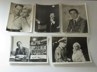 5 Vintage Press Photo Frank Sinatra Joey Bishop Kim Novak Virna Lisi