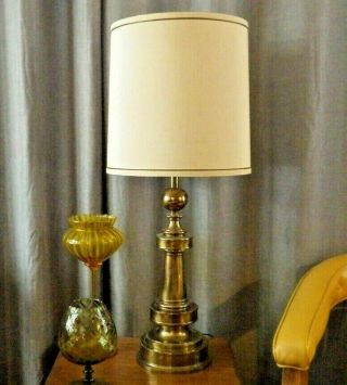 Vintage Brass Stiffel Lamp In The Manner Of Tommi Parzinger Brass Table Lamp