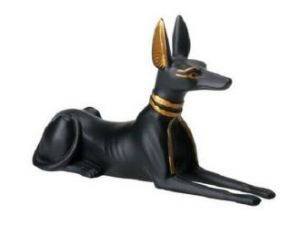 Small Anubis Ancient Egyptian God Of The Afterlife Figurine