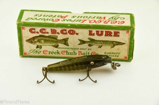 Vintage Creek Chub Midget Pikie Minnow Antique Fishing Lure Jj9