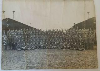 Vintage 1913 Photo Of Parris Island Group Of Marines