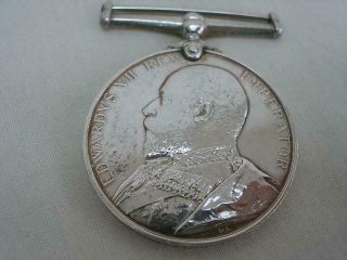 Edward VII Volunteer Force Long Service Medal - 7500 SJT J.  R.  EATON 1/CINQUE PORT 2