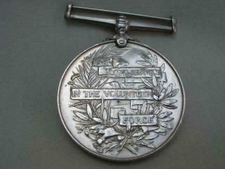 Edward VII Volunteer Force Long Service Medal - 7500 SJT J.  R.  EATON 1/CINQUE PORT 3