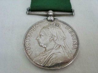 Victorian Volunteer Force Long Service Medal - 6323 Sgt H.  Holmes.  2nd W.  R.  York Rev