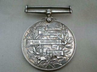 Edward VII Volunteer Force Long Service Medal - 3064 PTE T.  ROOTS.  1st/KENTR.  G.  A.  V 2