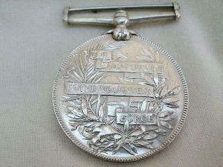 Victorian Volunteer Force Long Service Medal - COLR.  SERGT J.  A.  WAETZIG.  L.  Co. 2