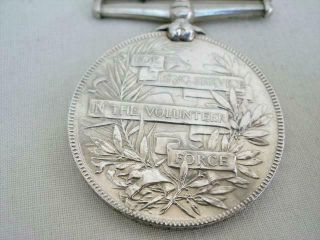 Victorian Volunteer Force Long Service Medal - COLR.  SERGT J.  A.  WAETZIG.  L.  Co. 3