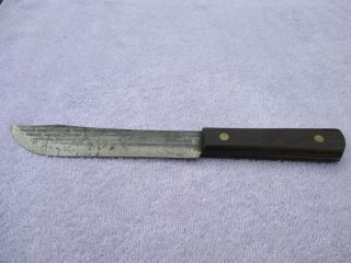 Vintage Queen Cutlery Co.  Carbon Steel 11 3/4 Inch Kitchen Butcher Knife